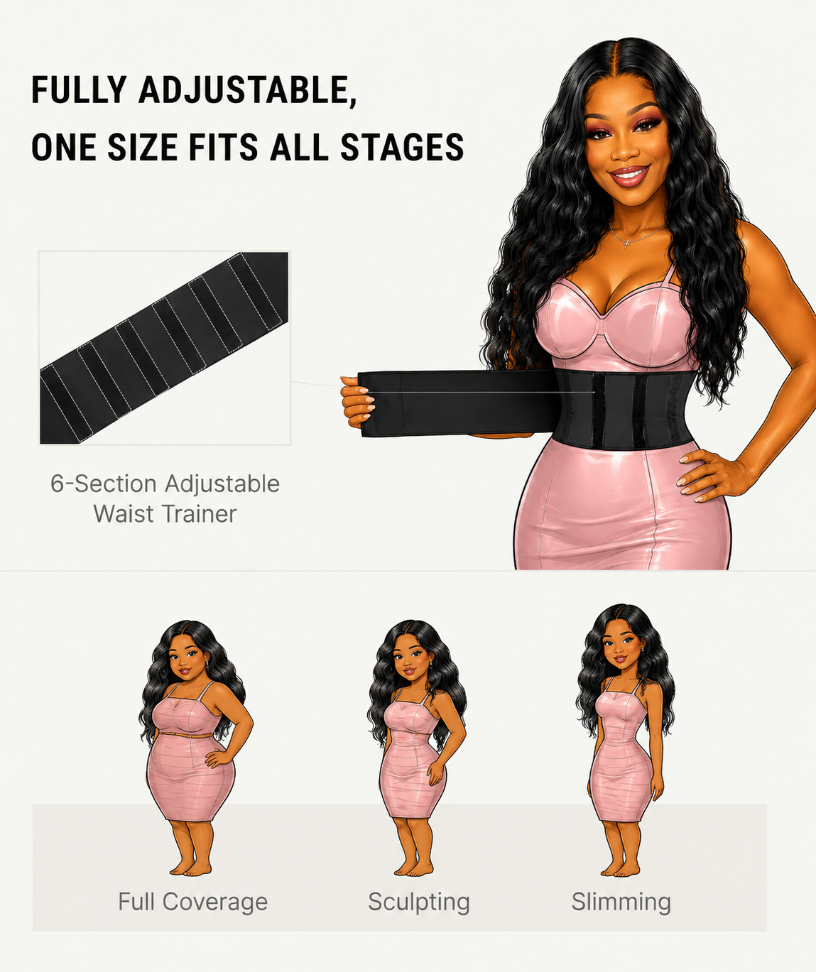 Kurvy Sculpting Waist Bandage