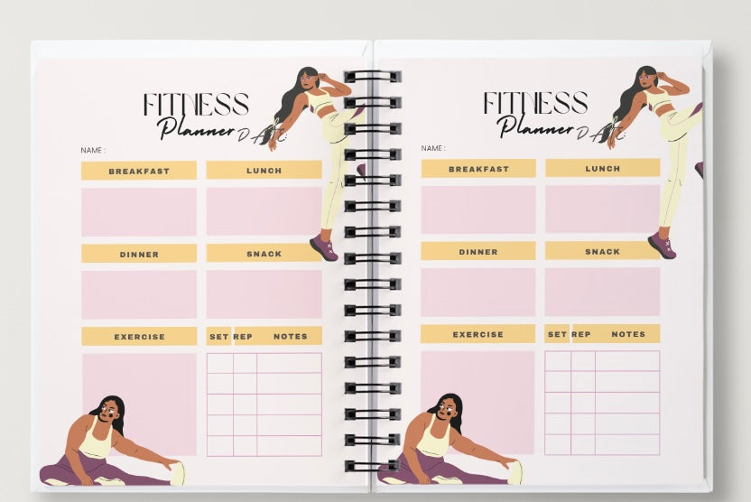 Body Transformation Fitness Planner DIGITAL